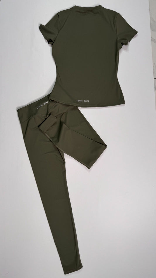 Sculpt Set - Khaki - Back