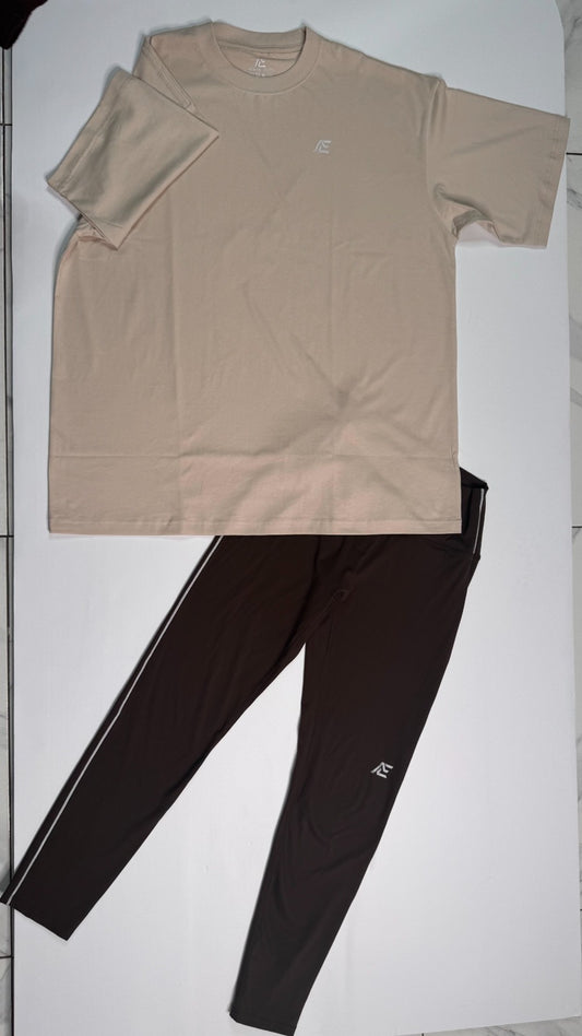 Flowra Set - Cream & Brown