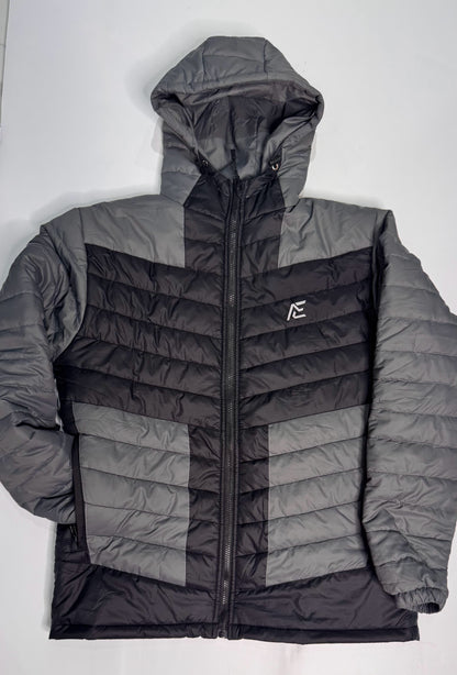 Waterproof Coat - Black & Grey