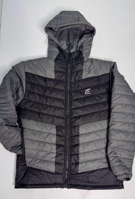 Waterproof Coat - Black & Grey