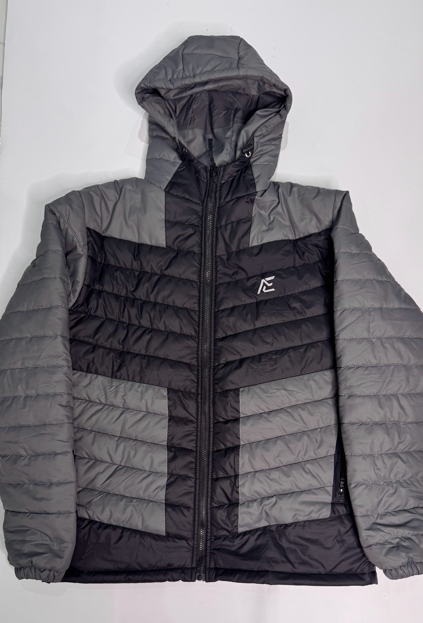Waterproof Coat - Black & Grey 2